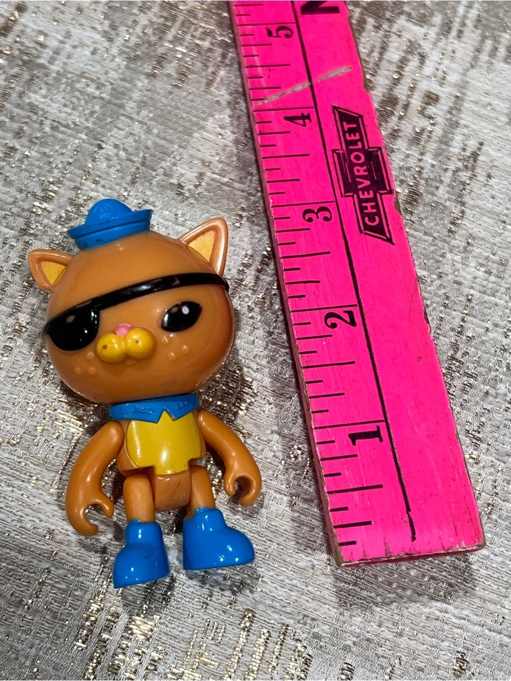 Fisher Price Octonauts Kwazzi Eyepatch Cat Mini Figure Meiomi 2010 - 3” Toy